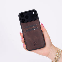 Capri Snap On Leather Wallet Case for iPhone 18 Pro Max