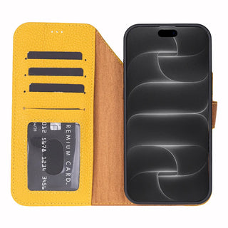 Magic iPhone 18 Pro Leather Detachable Wallet Case