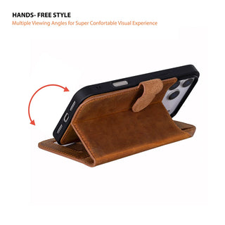 Magic iPhone 18 Pro Max Leather Detachable Wallet Case