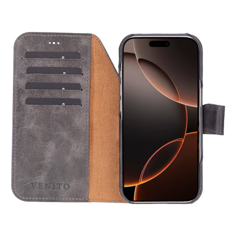 Florence RFID Blocking Leather Wallet Case for iPhone 17 Pro