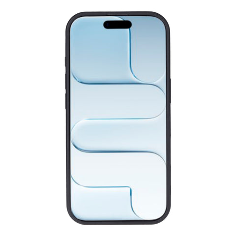 Funda tipo billetera de cuero Capri Snap On para iPhone 15