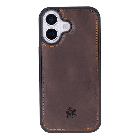 Lucca Snap On Leather Case for iPhone 17