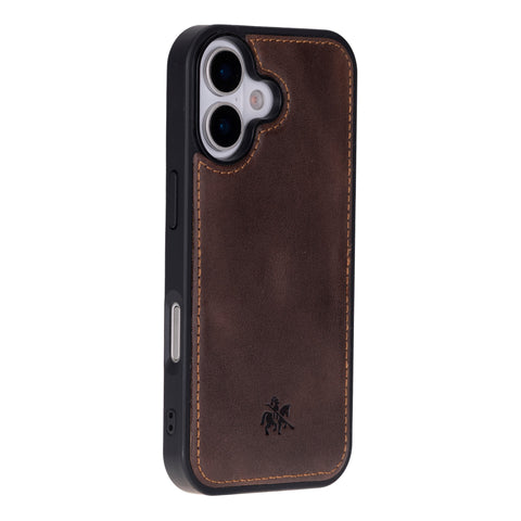 Lucca Snap On Leather Case for iPhone 17