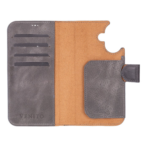 Funda tipo billetera de cuero con bloqueo RFID Florence para iPhone 15