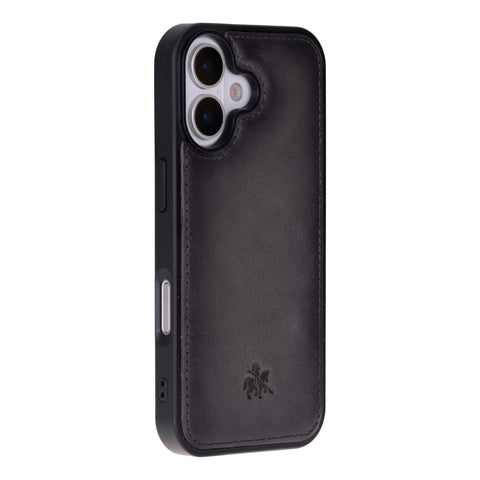 Lucca Snap On Leather Case for iPhone 17