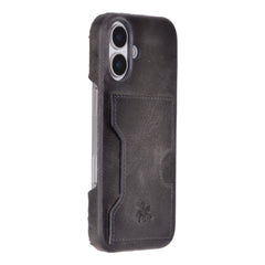 Funda tipo billetera de cuero con bloqueo RFID Florence para iPhone 15