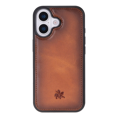 Lucca Snap On Leather Case for iPhone 17