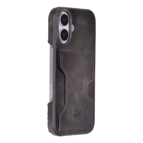 Funda tipo billetera de cuero con bloqueo RFID Florence para iPhone 15