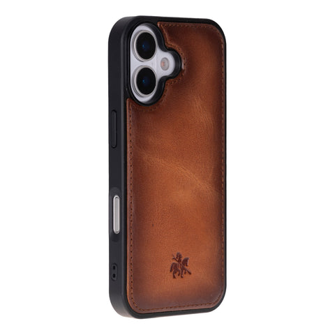 Lucca Snap On Leather Case for iPhone 17