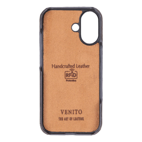 Funda tipo billetera de cuero con bloqueo RFID Florence para iPhone 15