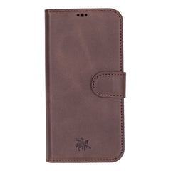Funda tipo billetera de cuero con bloqueo RFID Florence para iPhone 15
