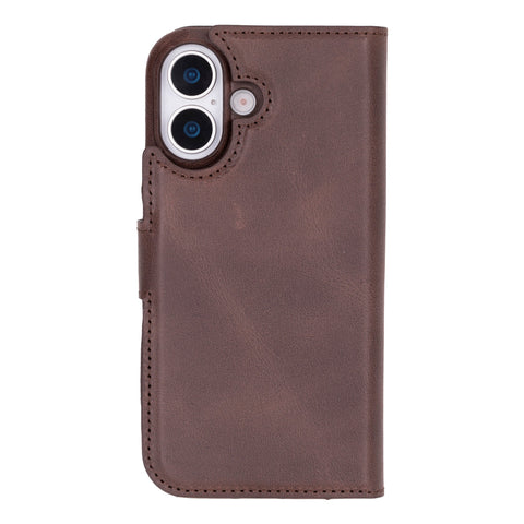 Funda tipo billetera de cuero con bloqueo RFID Florence para iPhone 15