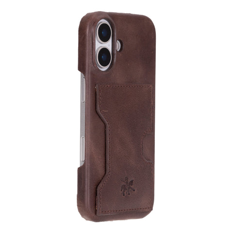 Funda tipo billetera de cuero con bloqueo RFID Florence para iPhone 15