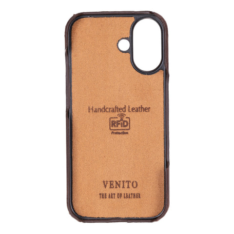 Funda tipo billetera de cuero con bloqueo RFID Florence para iPhone 15