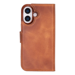 Funda tipo billetera de cuero con bloqueo RFID Florence para iPhone 15