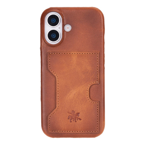 Funda tipo billetera de cuero con bloqueo RFID Florence para iPhone 15