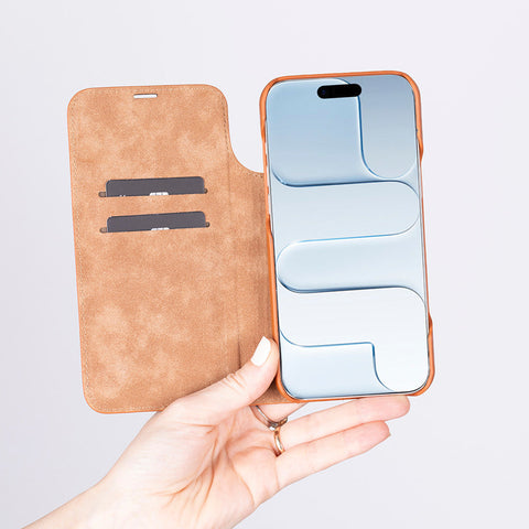 Sonat Leather iPhone 17 Air Folio Case