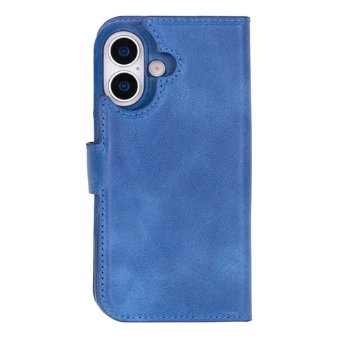 Funda tipo billetera de cuero con bloqueo RFID Florence para iPhone 15