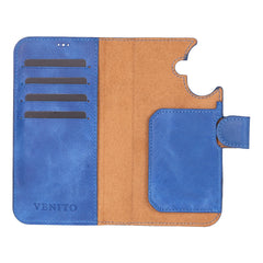 Funda tipo billetera de cuero con bloqueo RFID Florence para iPhone 15