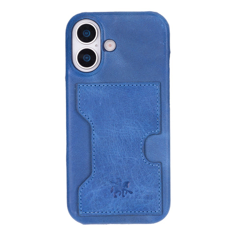 Funda tipo billetera de cuero con bloqueo RFID Florence para iPhone 15