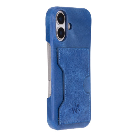 Funda tipo billetera de cuero con bloqueo RFID Florence para iPhone 15
