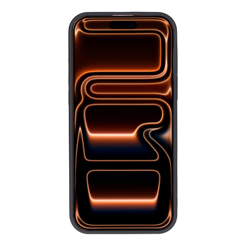 Funda de cuero Lucca Snap On para iPhone 15 Pro