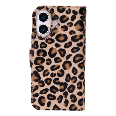 Funda tipo billetera de cuero con bloqueo RFID Florence para iPhone 15