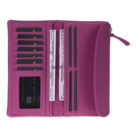 Vellure Leather Women's Handbag and Wallet Large