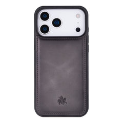 Funda de cuero Lucca Snap On para iPhone 15 Pro
