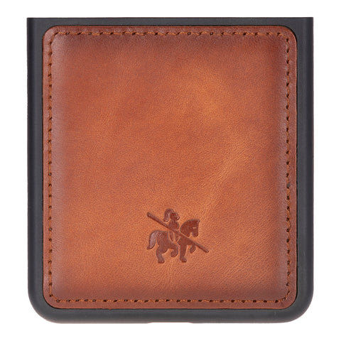 Lucca Snap-On Leather Case for Samsung Galaxy Z Flip 7