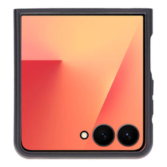 Funda de cuero Lucca Snap-On para Samsung Galaxy Z Flip 5 (6,7 pulgadas)