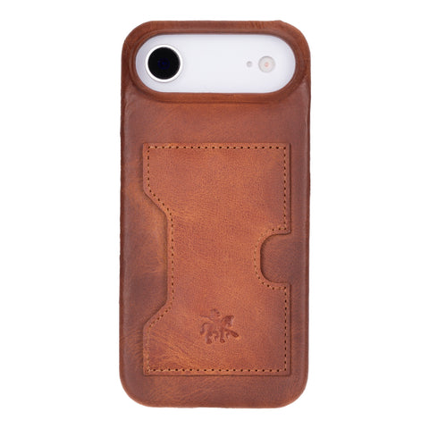 Funda tipo billetera de cuero con bloqueo RFID Florence para iPhone 15 Plus