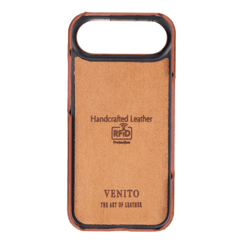 Funda tipo billetera de cuero con bloqueo RFID Florence para iPhone 15 Plus