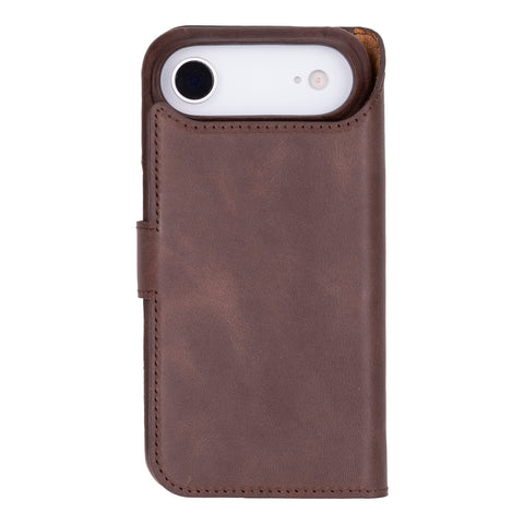 Funda tipo billetera de cuero con bloqueo RFID Florence para iPhone 15 Plus