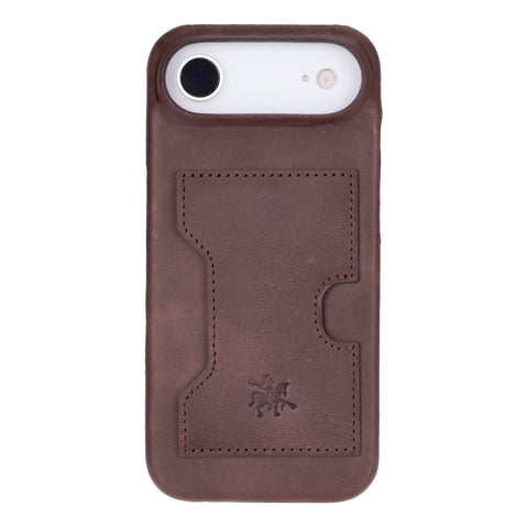 Funda tipo billetera de cuero con bloqueo RFID Florence para iPhone 15 Plus