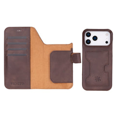 Florence RFID Blocking Leather Wallet Case for iPhone 17 Pro Max