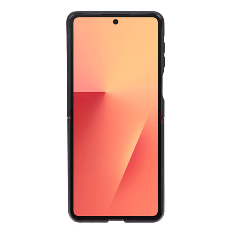 Lucca Snap-On Leather Case for Samsung Galaxy Z Flip 7