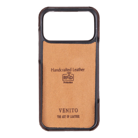 Funda tipo billetera de cuero con bloqueo RFID Florence para iPhone 15 Pro Max