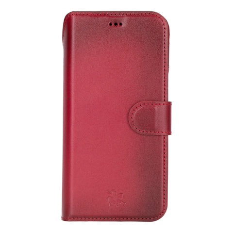 Funda tipo billetera de cuero con bloqueo RFID Florence para iPhone 15 Pro Max