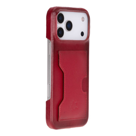 Funda tipo billetera de cuero con bloqueo RFID Florence para iPhone 15 Pro Max