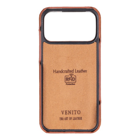 Funda tipo billetera de cuero con bloqueo RFID Florence para iPhone 15 Pro Max