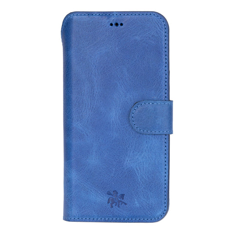 Funda tipo billetera de cuero con bloqueo RFID Florence para iPhone 15 Pro Max