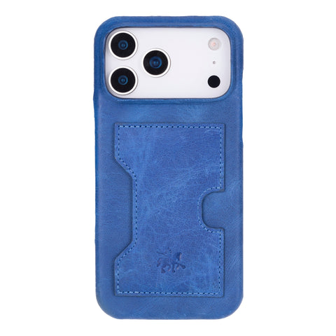 Funda tipo billetera de cuero con bloqueo RFID Florence para iPhone 15 Pro Max