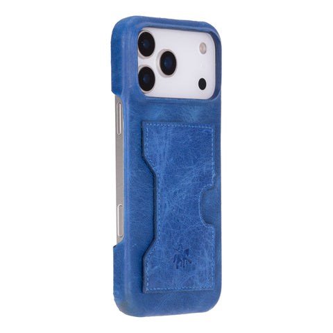 Funda tipo billetera de cuero con bloqueo RFID Florence para iPhone 15 Pro Max