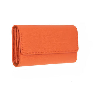 Noble Leather Women's Wallet - Orange