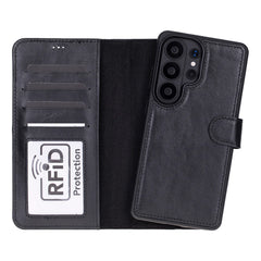 Magic Samsung Galaxy S26 Ultra Detachable Leather Wallet Case