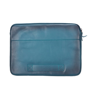 Awe Genuine Leather Laptop / Tablet Sleeves - Blue