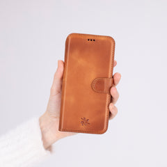 Funda tipo billetera de cuero con bloqueo RFID Florence-flex para Google Pixel 8