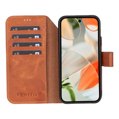 Funda tipo billetera de cuero con bloqueo RFID Florence-flex para Google Pixel 8