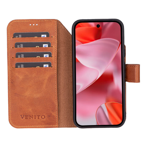 Funda tipo billetera de cuero con bloqueo RFID Florence-flex para Google Pixel 8
